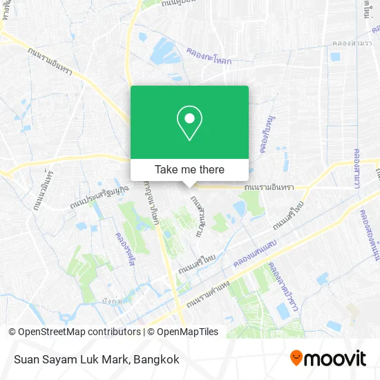 Suan Sayam Luk Mark map