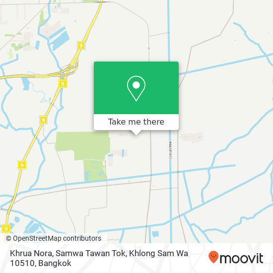 Khrua Nora, Samwa Tawan Tok, Khlong Sam Wa 10510 map