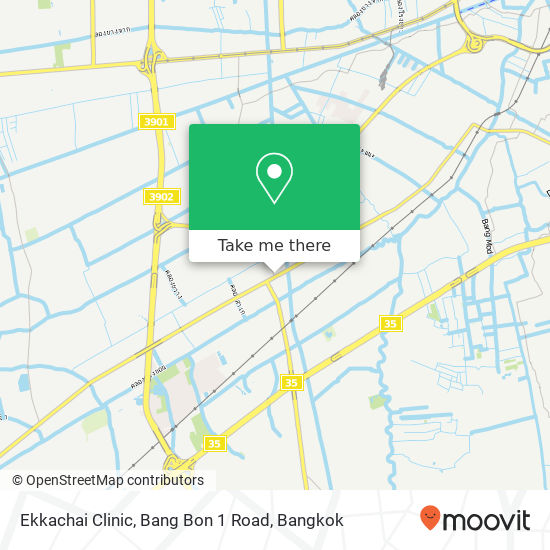 Ekkachai Clinic, Bang Bon 1 Road map