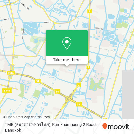 TMB (ธนาคารทหารไทย), Ramkhamhaeng 2 Road map