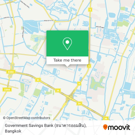 Government Savings Bank (ธนาคารออมสิน) map