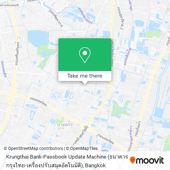 Krungthai Bank-Passbook Update Machine (ธนาคารกรุงไทย-เครื่องปรับสมุดอัตโนมัติ) map