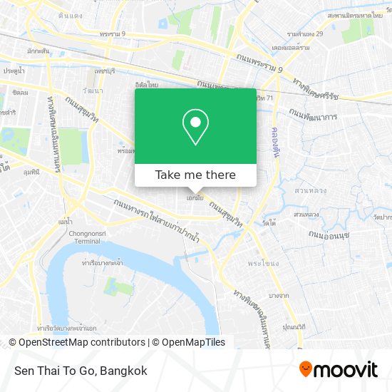 Sen Thai To Go map