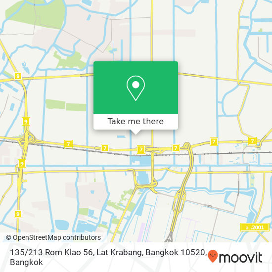 135 / 213 Rom Klao 56, Lat Krabang, Bangkok 10520 map