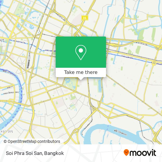 Soi Phra Soi San map