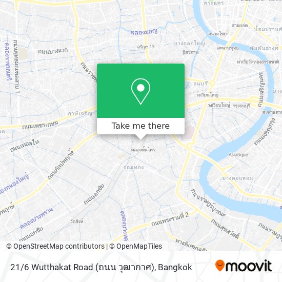 21 / 6 Wutthakat Road (ถนน วุฒากาศ) map