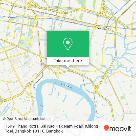 1599 Thang Rotfai Sai Kao Pak Nam Road, Khlong Toei, Bangkok 10110 map