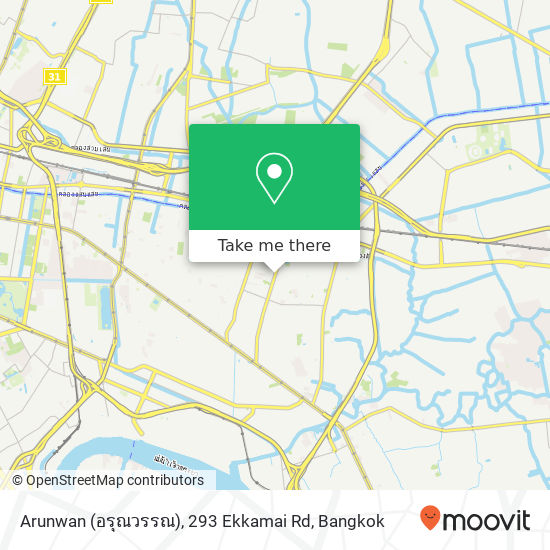 Arunwan (อรุณวรรณ), 293 Ekkamai Rd map