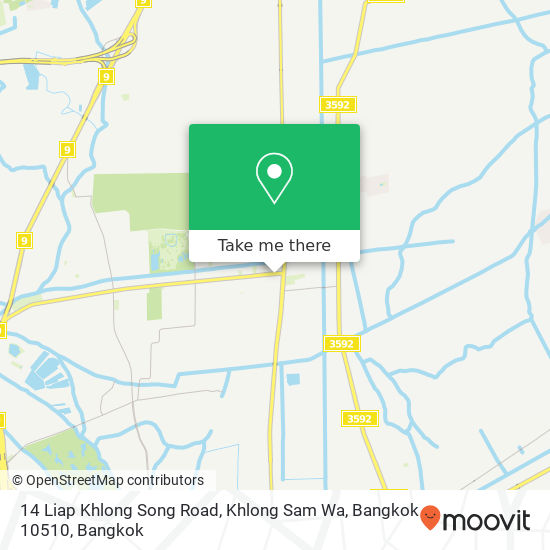 14 Liap Khlong Song Road, Khlong Sam Wa, Bangkok 10510 map