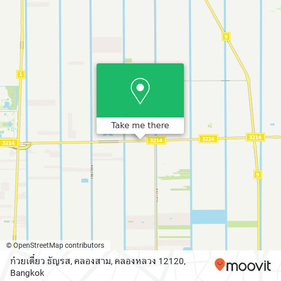 ก๋วยเตี๋ยว ธัญรส, คลองสาม, คลองหลวง 12120 map