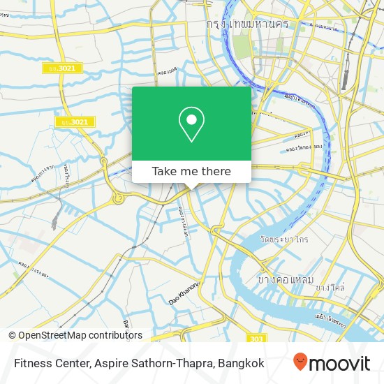 Fitness Center, Aspire Sathorn-Thapra map