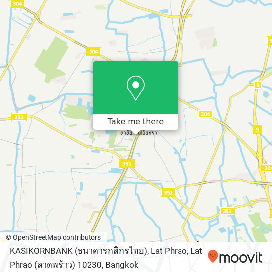 KASIKORNBANK (ธนาคารกสิกรไทย), Lat Phrao, Lat Phrao (ลาดพร้าว) 10230 map