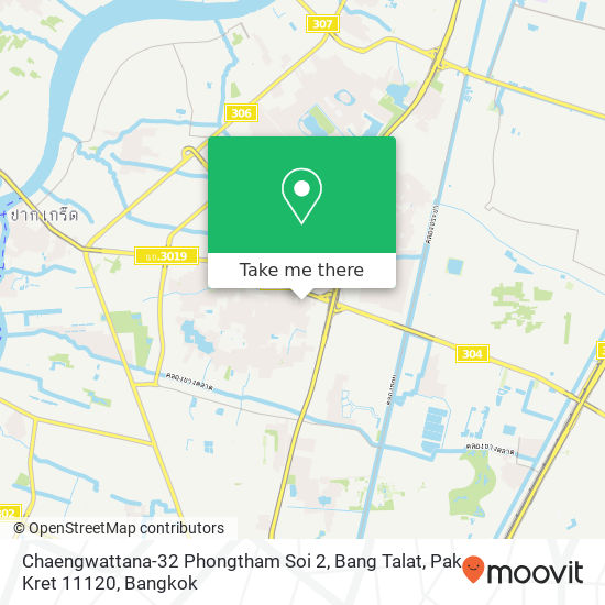 Chaengwattana-32 Phongtham Soi 2, Bang Talat, Pak Kret 11120 map