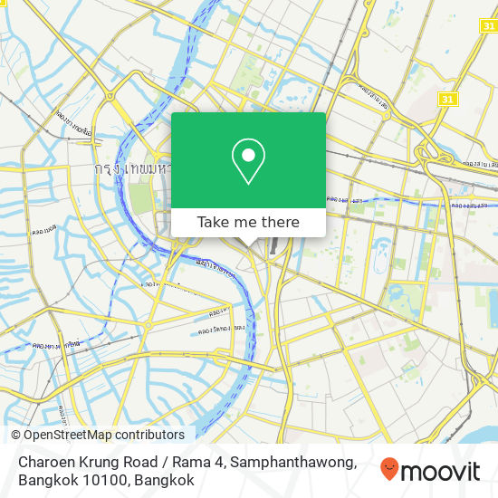Charoen Krung Road / Rama 4, Samphanthawong, Bangkok 10100 map