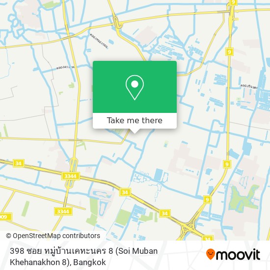 398 ซอย หมู่บ้านเคหะนคร 8 (Soi Muban Khehanakhon 8) map