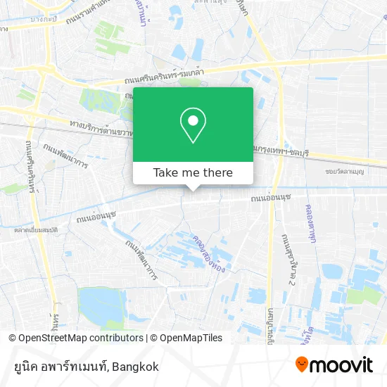 ยูนิค อพาร์ทเมนท์ map