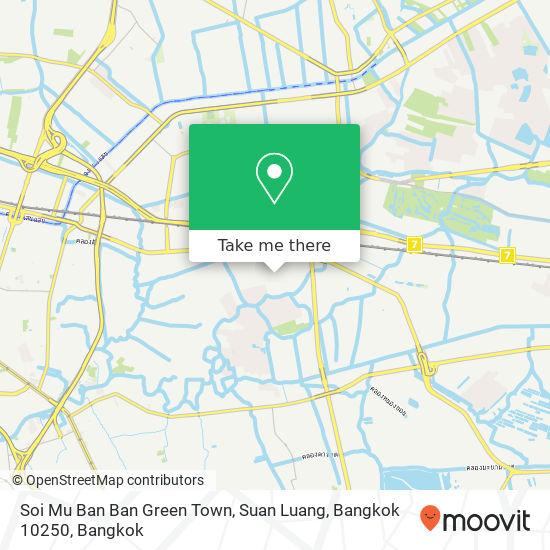 Soi Mu Ban Ban Green Town, Suan Luang, Bangkok 10250 map