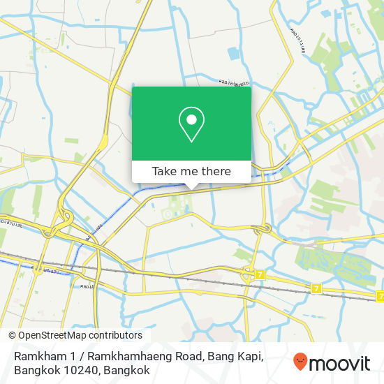 Ramkham 1 / Ramkhamhaeng Road, Bang Kapi, Bangkok 10240 map