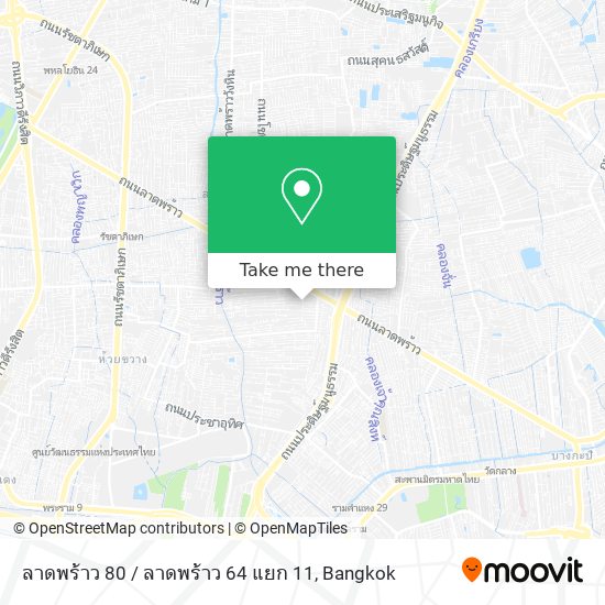 ลาดพร้าว 80 / ลาดพร้าว 64 แยก 11 map