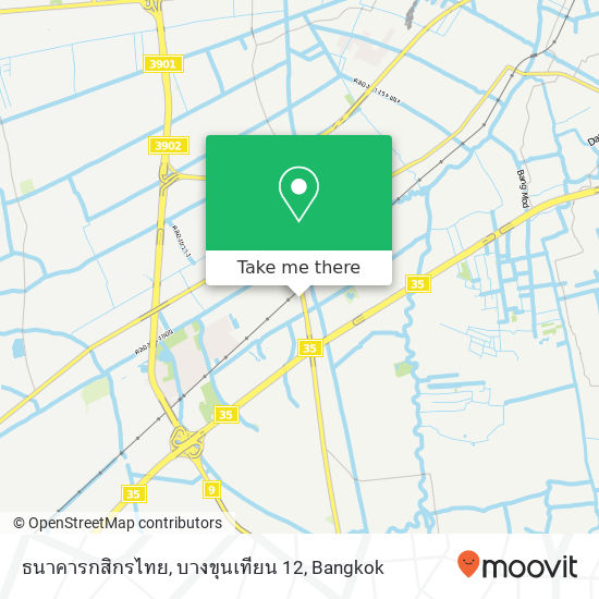 ธนาคารกสิกรไทย, บางขุนเทียน 12 map