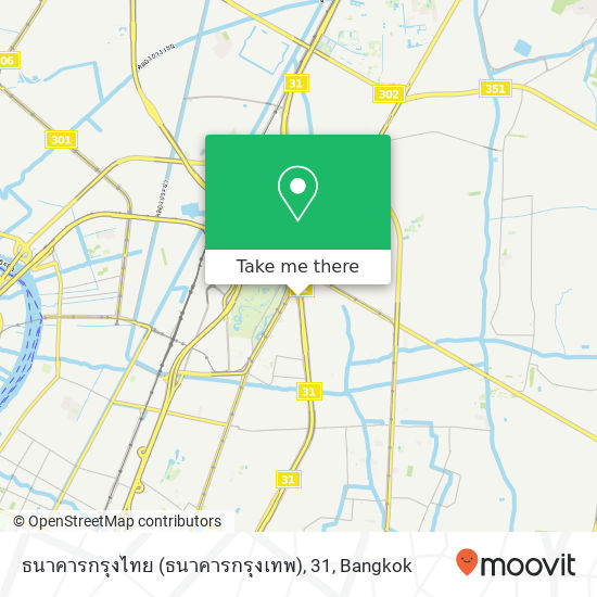 ธนาคารกรุงไทย (ธนาคารกรุงเทพ), 31 map