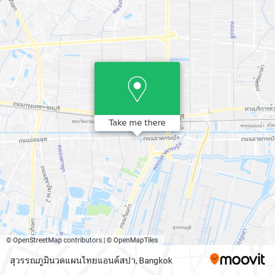 สุวรรณภูมินวดแผนไทยแอนด์สปา map