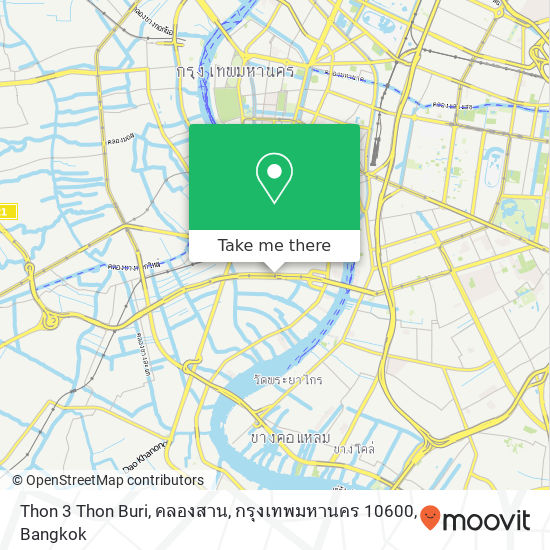 Thon 3 Thon Buri, คลองสาน, กรุงเทพมหานคร 10600 map