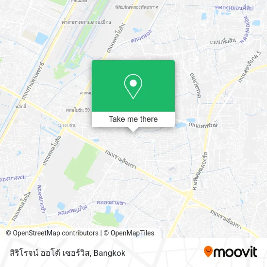 สิริโรจน์ ออโต้ เซอร์วิส map