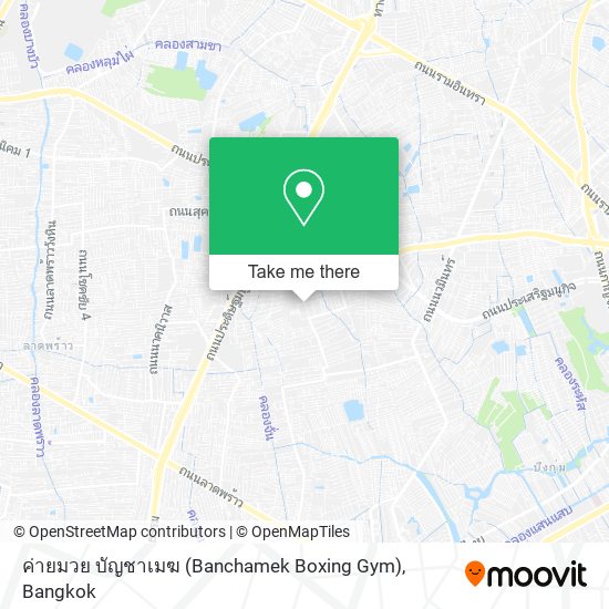ค่ายมวย บัญชาเมฆ (Banchamek Boxing Gym) map