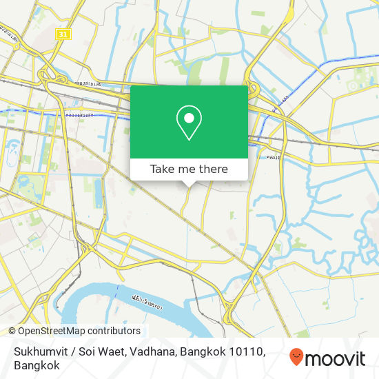 Sukhumvit / Soi Waet, Vadhana, Bangkok 10110 map