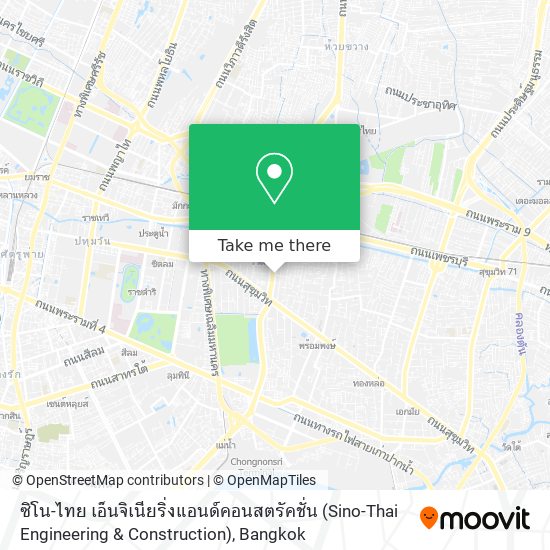 ซิโน-ไทย เอ็นจิเนียริ่งแอนด์คอนสตรัคชั่น (Sino-Thai Engineering & Construction) map