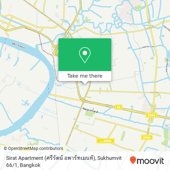 Sirat Apartment (ศรีรัตน์ อพาร์ทเมนท์), Sukhumvit 66 / 1 map