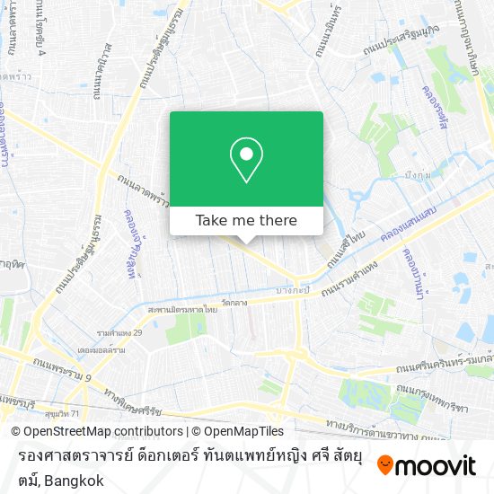 รองศาสตราจารย์ ด็อกเตอร์ ทันตแพทย์หญิง ศจี สัตยุตม์ map