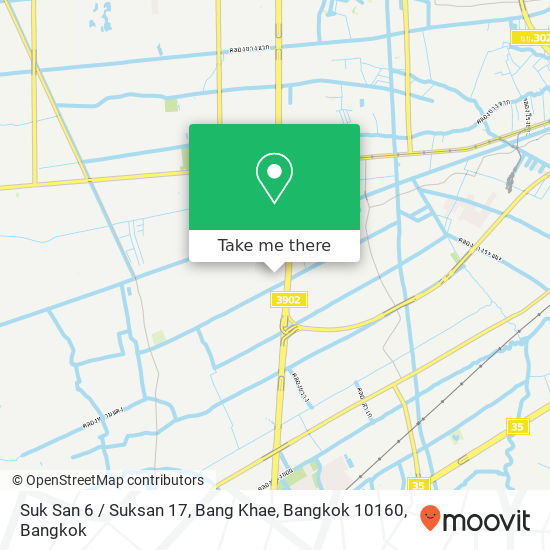 Suk San 6 / Suksan 17, Bang Khae, Bangkok 10160 map