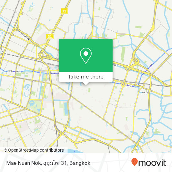 Mae Nuan Nok, สุขุมวิท 31 map