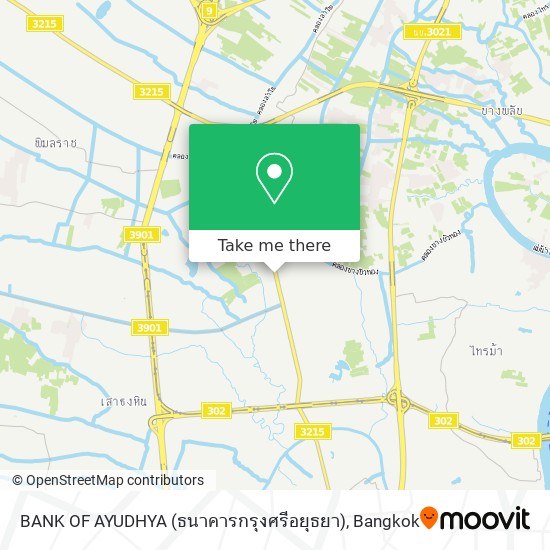 BANK OF AYUDHYA (ธนาคารกรุงศรีอยุธยา) map