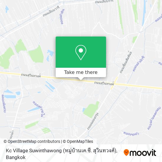 Kc Village Suwinthawong (หมู่บ้านเค.ซี. สุวินทวงศ์) map