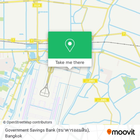 Government Savings Bank (ธนาคารออมสิน) map