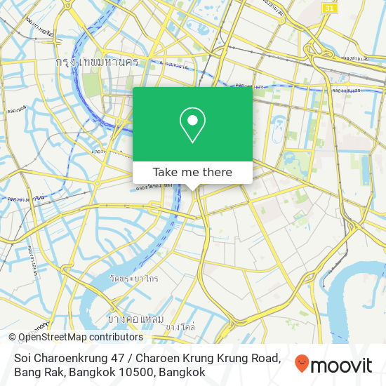 Soi Charoenkrung 47 / Charoen Krung Krung Road, Bang Rak, Bangkok 10500 map