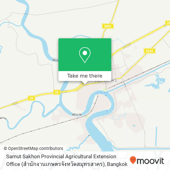 Samut Sakhon Provincial Agricultural Extension Office (สำนักงานเกษตรจังหวัดสมุทรสาคร) map