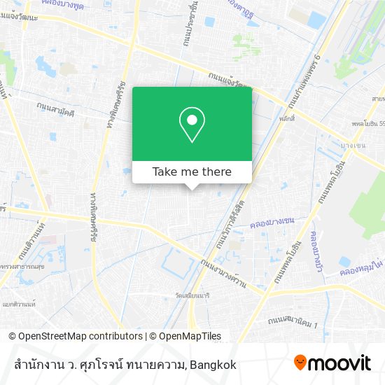 สำนักงาน ว. ศุภโรจน์ ทนายความ map