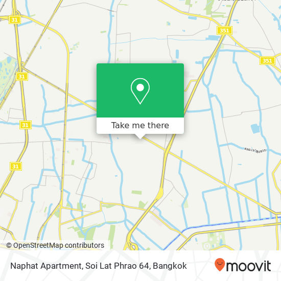 Naphat Apartment, Soi Lat Phrao 64 map