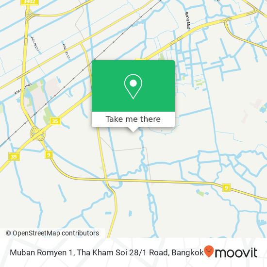 Muban Romyen 1, Tha Kham Soi 28 / 1 Road map