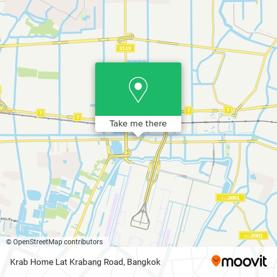 Krab Home Lat Krabang Road map