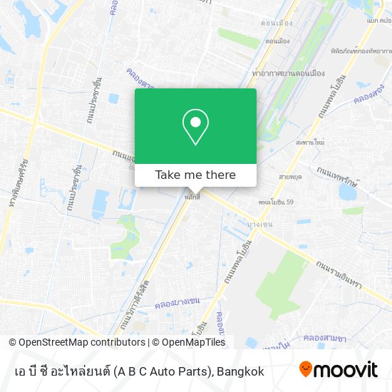 เอ บี ซี อะไหล่ยนต์ (A B C Auto Parts) map