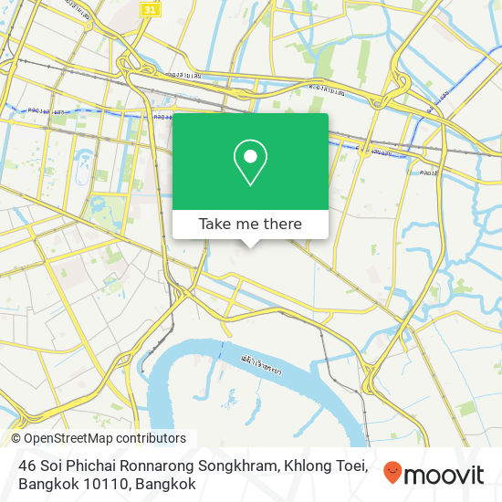 46 Soi Phichai Ronnarong Songkhram, Khlong Toei, Bangkok 10110 map