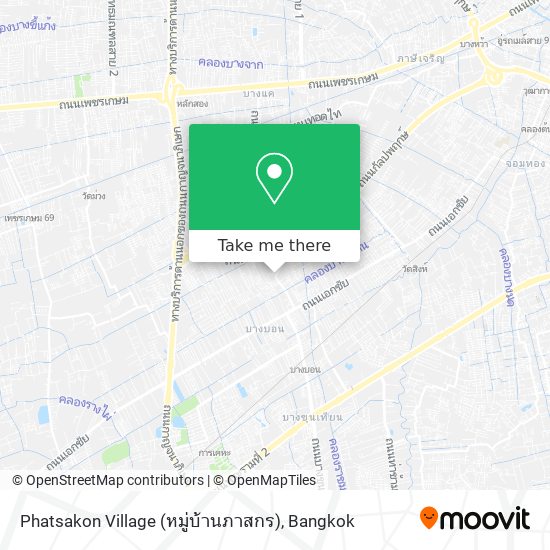 Phatsakon Village (หมู่บ้านภาสกร) map