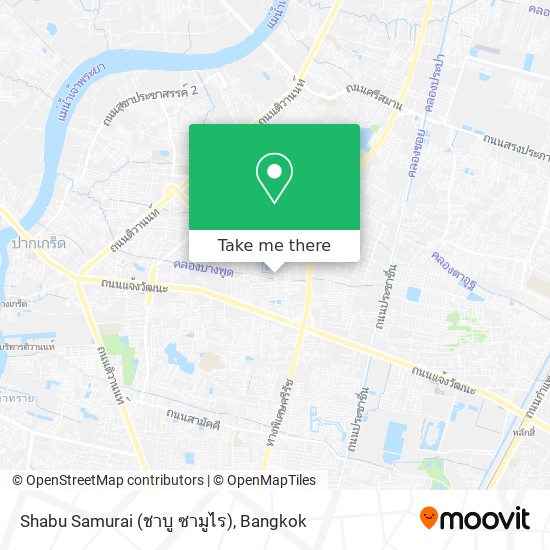 Shabu Samurai (ชาบู ซามูไร) map