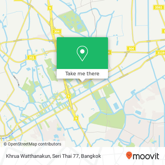 Khrua Watthanakun, Seri Thai 77 map