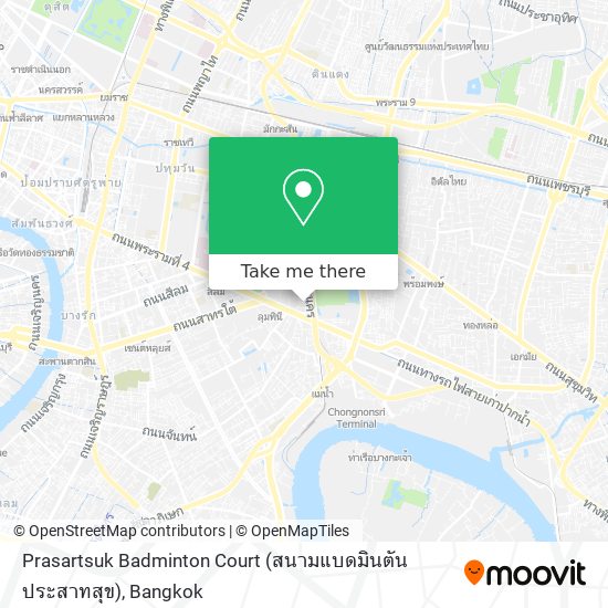 Prasartsuk Badminton Court (สนามแบดมินตันประสาทสุข) map